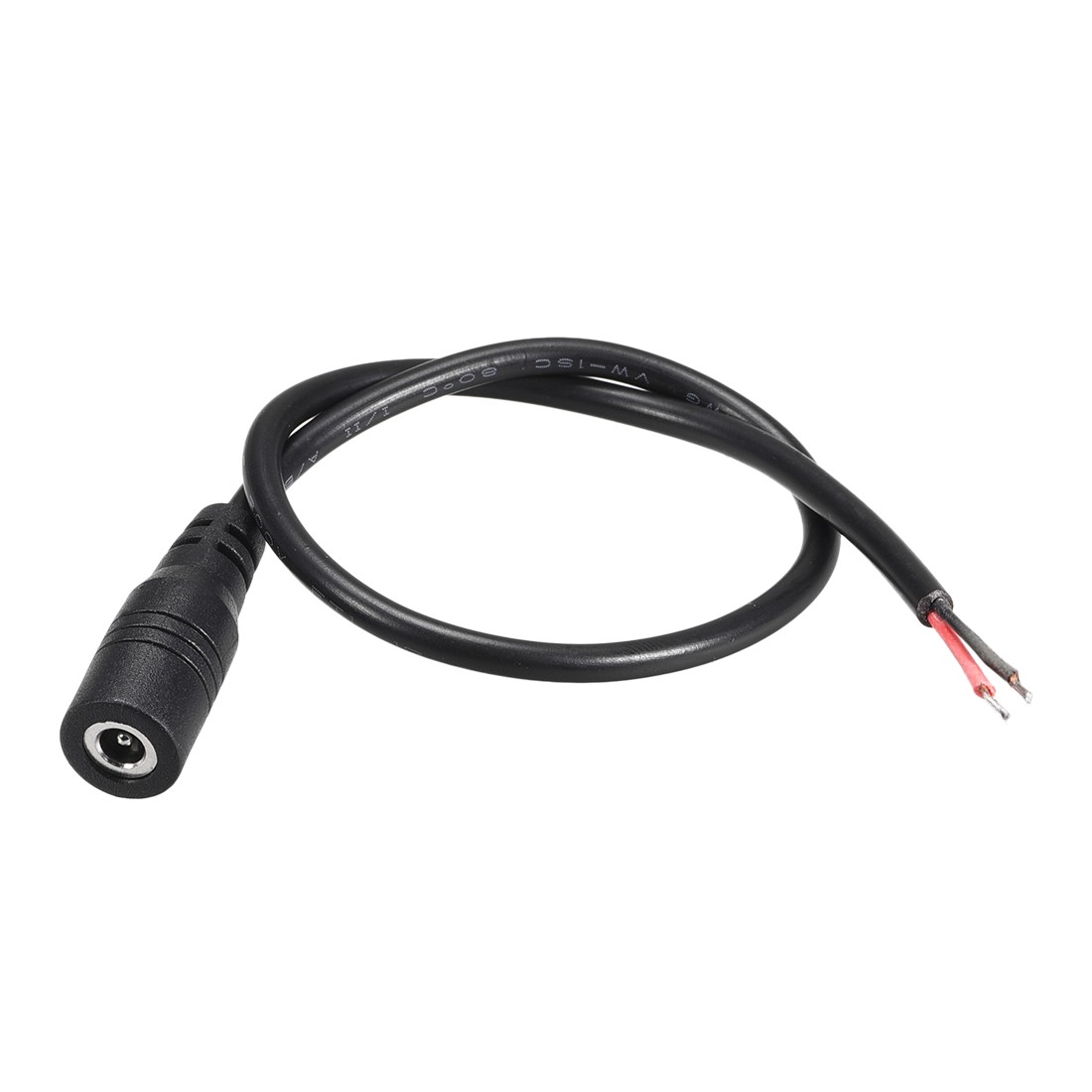 5Pack DC Power 4.0mm x 1.7mm 3A 22AWG 30cm Female Plug Connector Pigtail