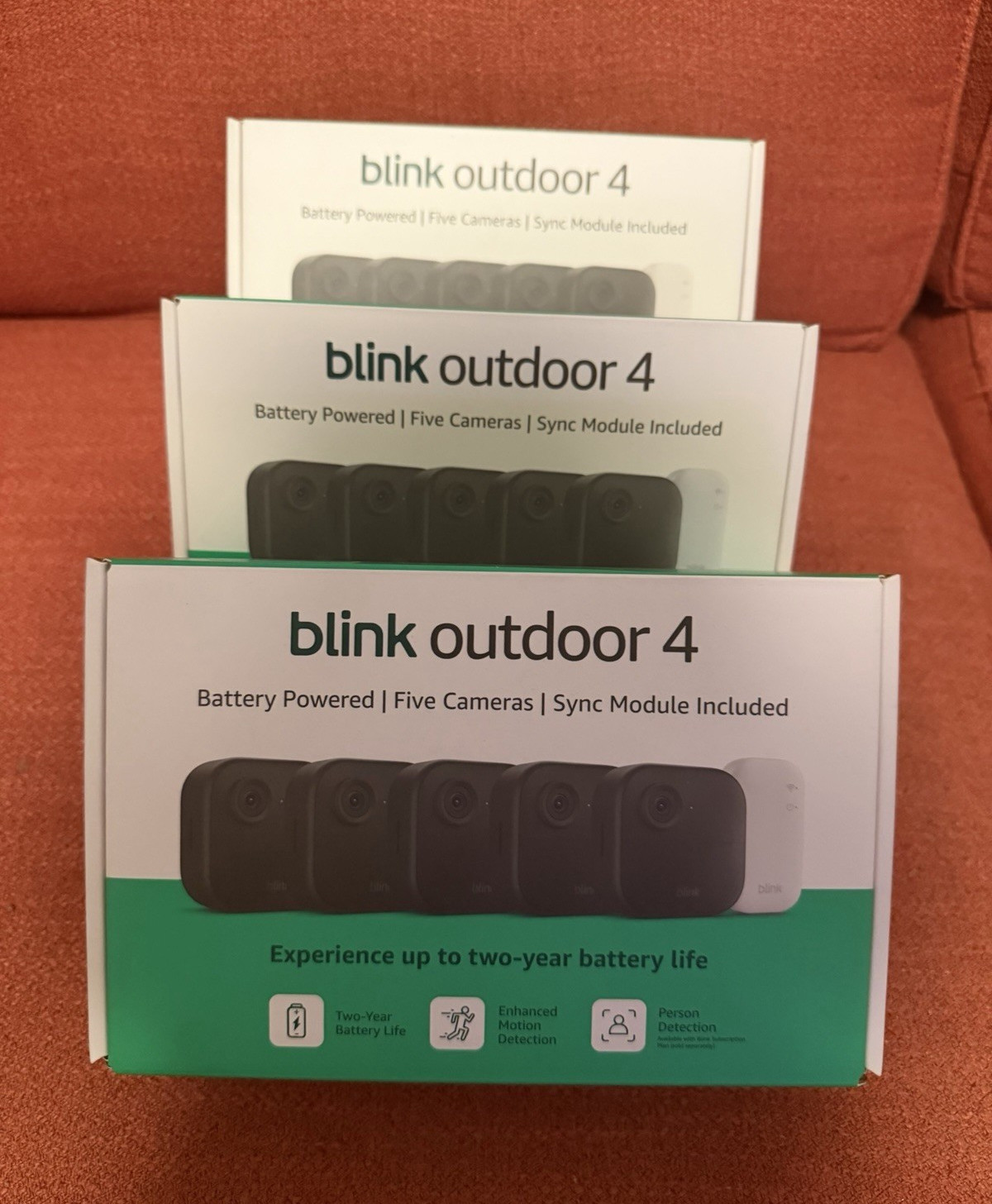 Blink Outdoor 4 5-Cam Wireless Wi-Fi Alexa 1080p w/ Sync Module Core
