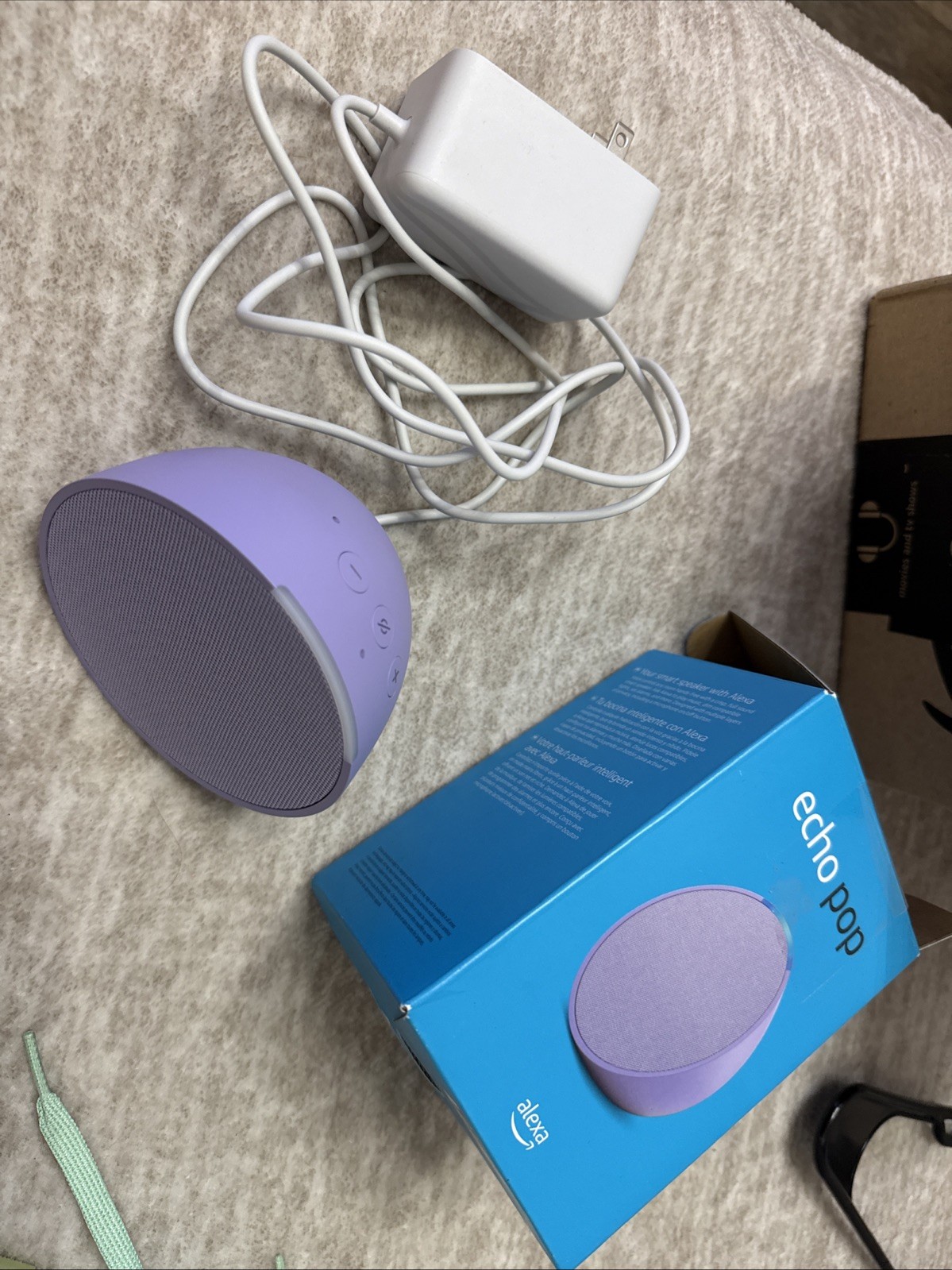 Amazon Echo Pop 1st Gen Alexa Smart Wireless Speaker Model# C2H4R9 Lilac