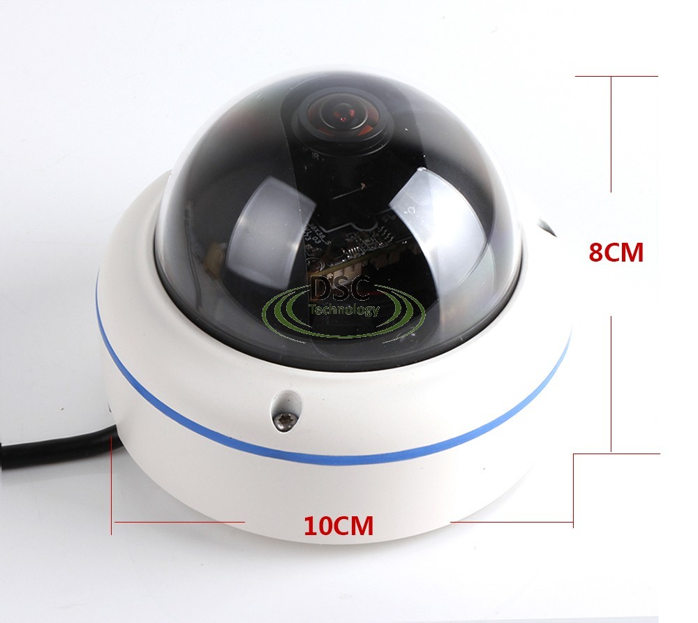 360/180 Panoramic view In/Outdoor Fisheye Mini Dome Camera 700TVL