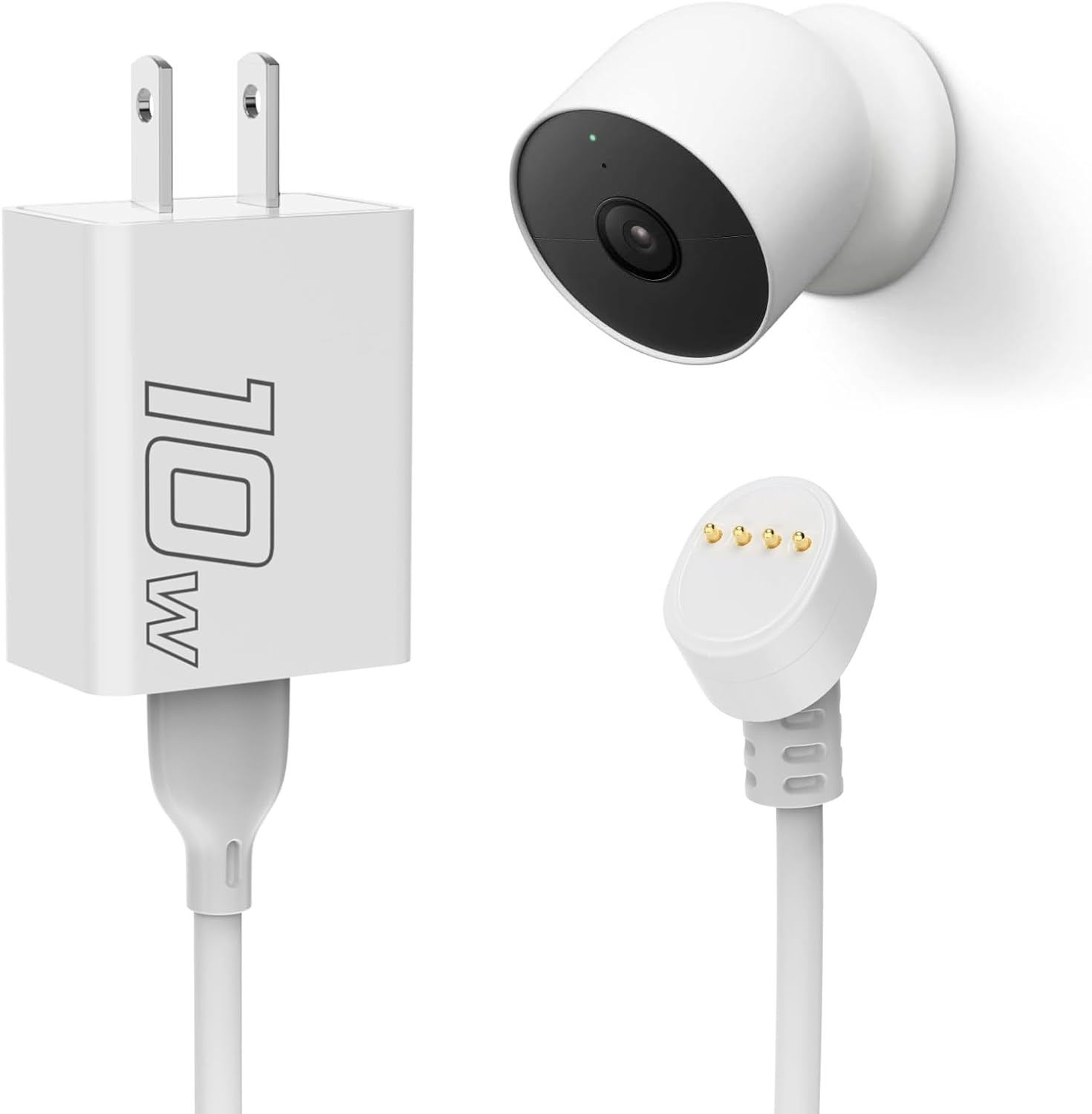 Power Cable Compatible with Google Nest Cam Outdoor or Indoor Battery, 10W 25Ft