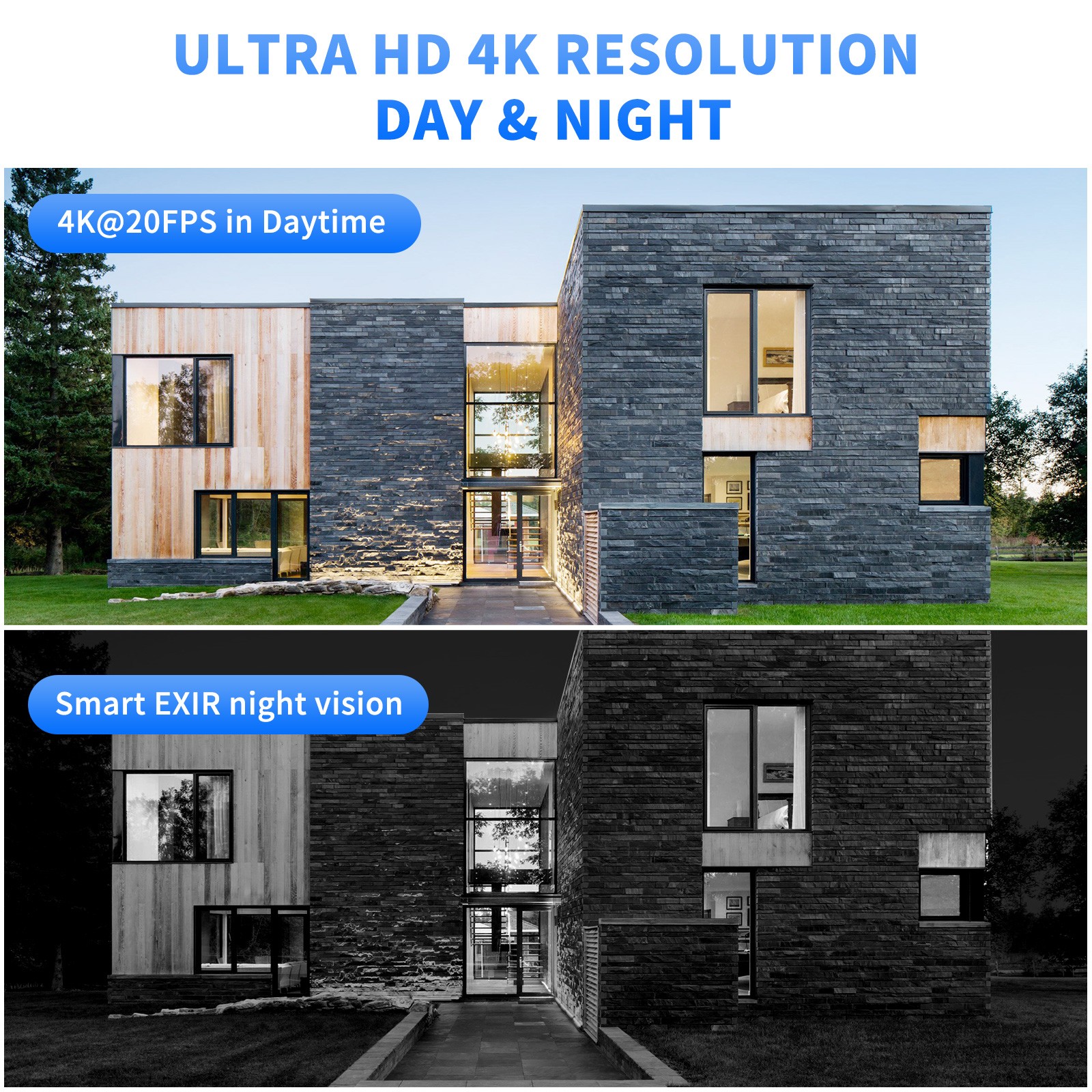 VIKYLIN Bullet POE IR30M 8MP local Area Network Security camera Outdoor/Indoor