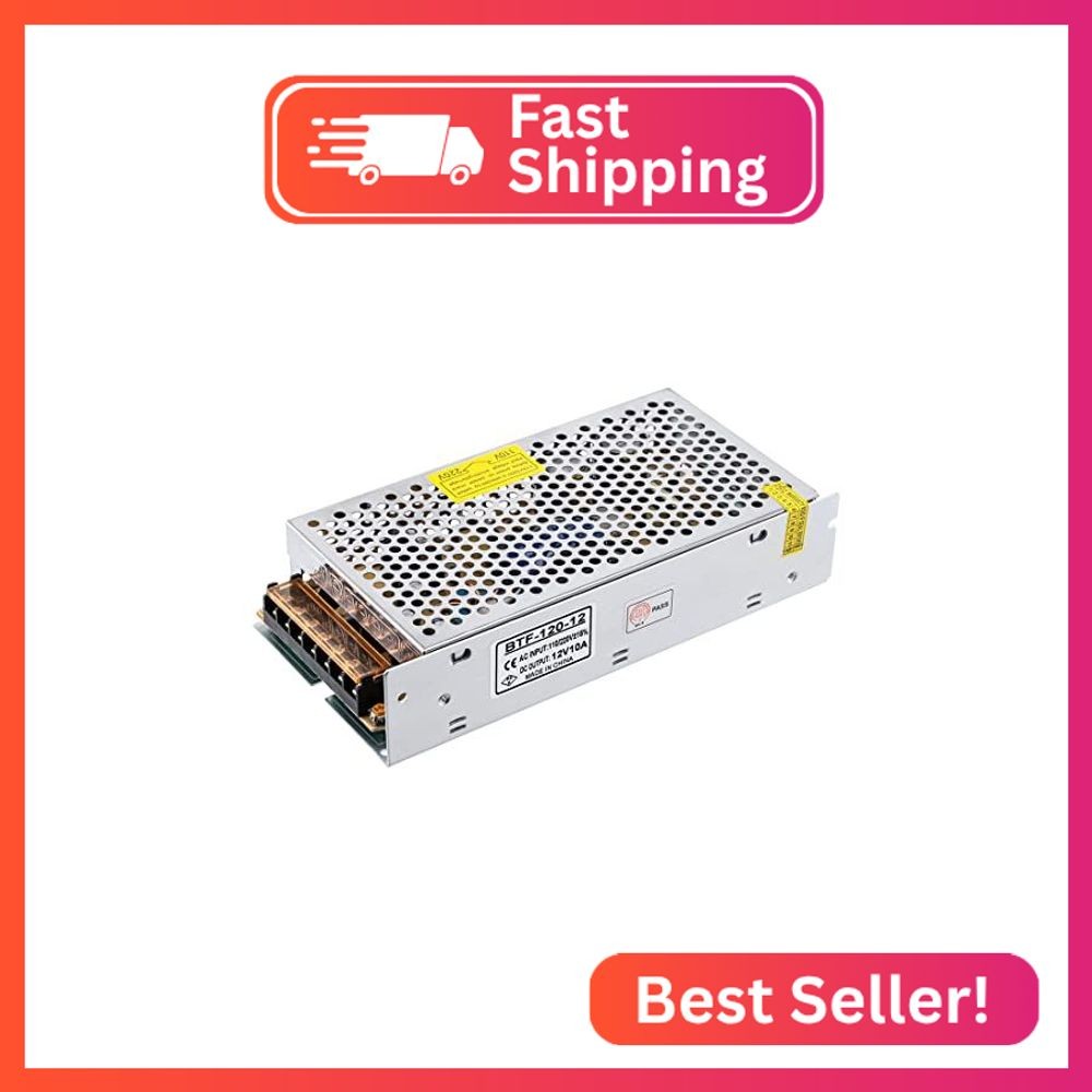 BTF-LIGHTING AC100-240V to DC12V10A Max120W Switching Power Supply Device Transf