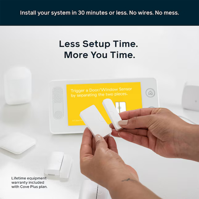 Cove 12 Piece Wireless Home Security Alarm System, No Contracts, NEW Open Box
