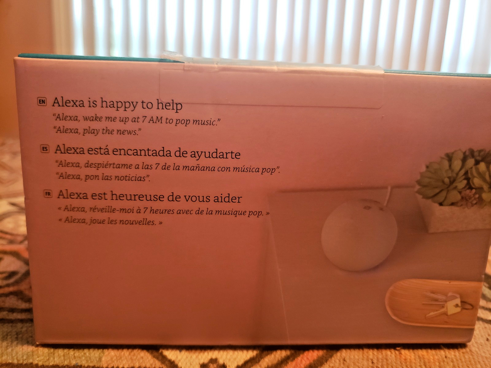 Amazon Echo Dot (4th Gen.) Smart Speaker – Glacier White, Unopened Box