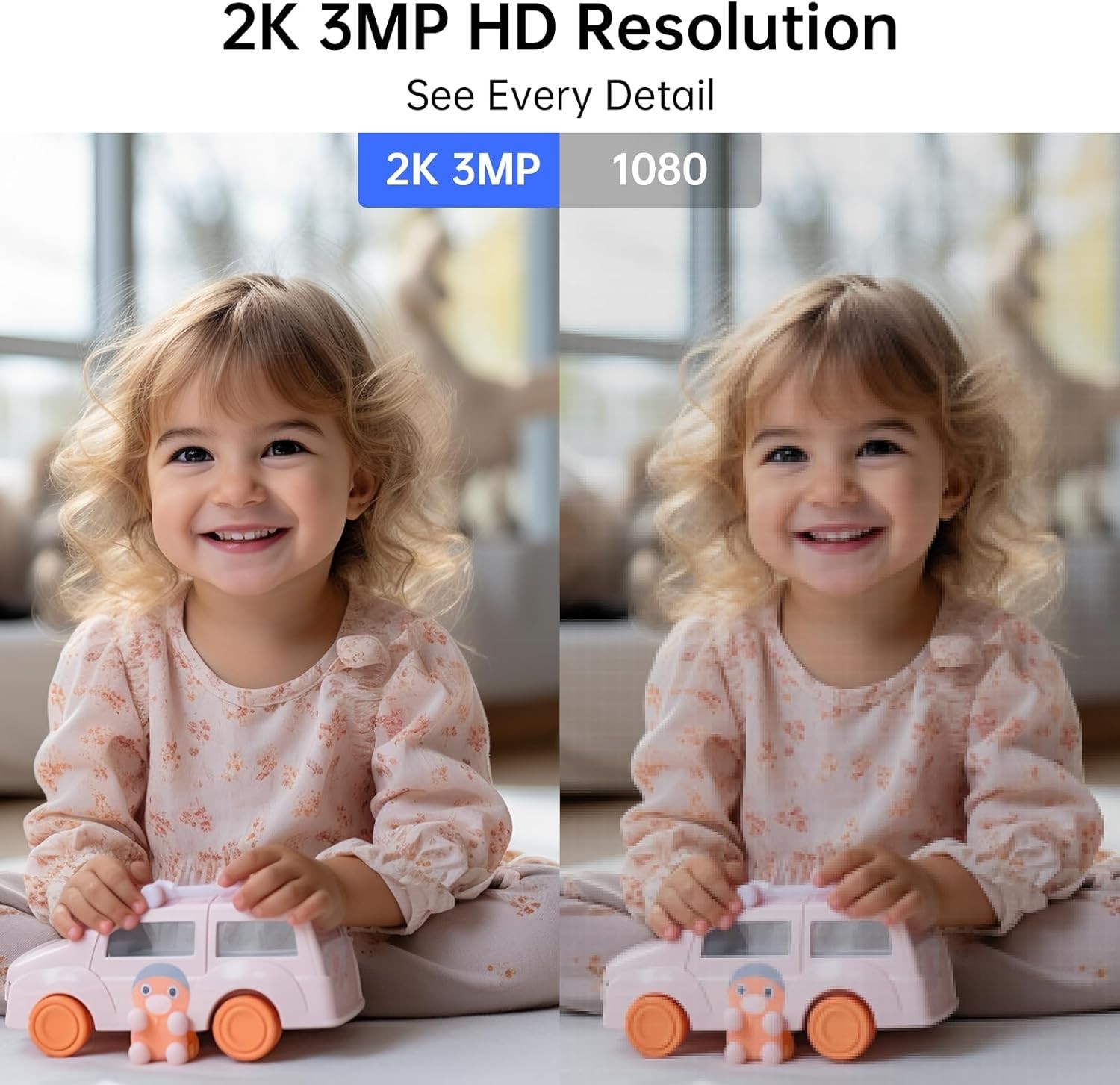 Incredible 2.4/5GHz Wi-Fi Indoor Camera – Ideal for Pet & Baby Monitoring