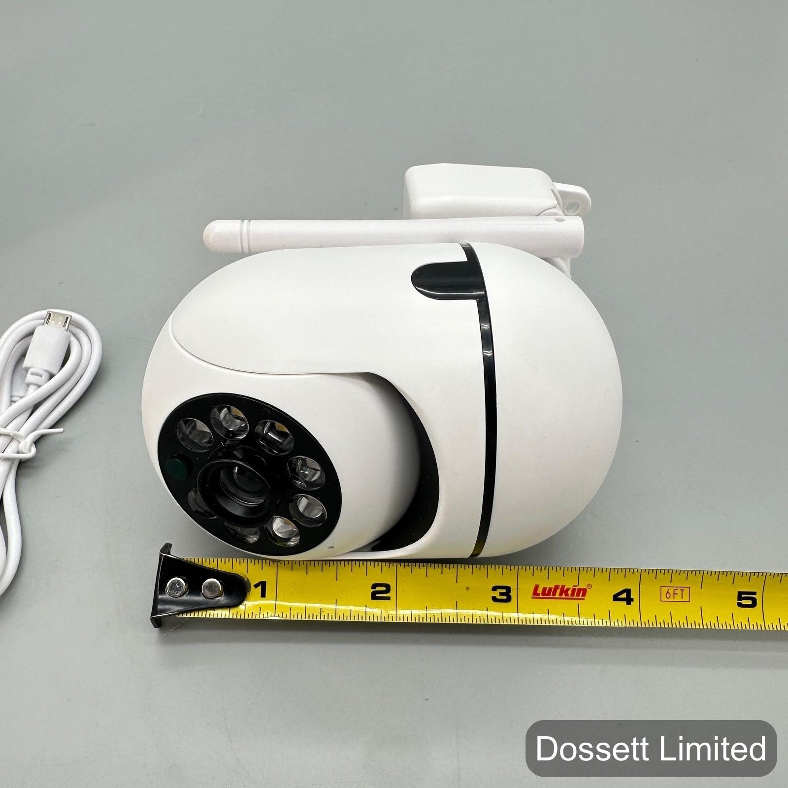 Cloud Storage SmartCam Wi-Fi PTZ Indoor IP Camera White Night Vision Wireless