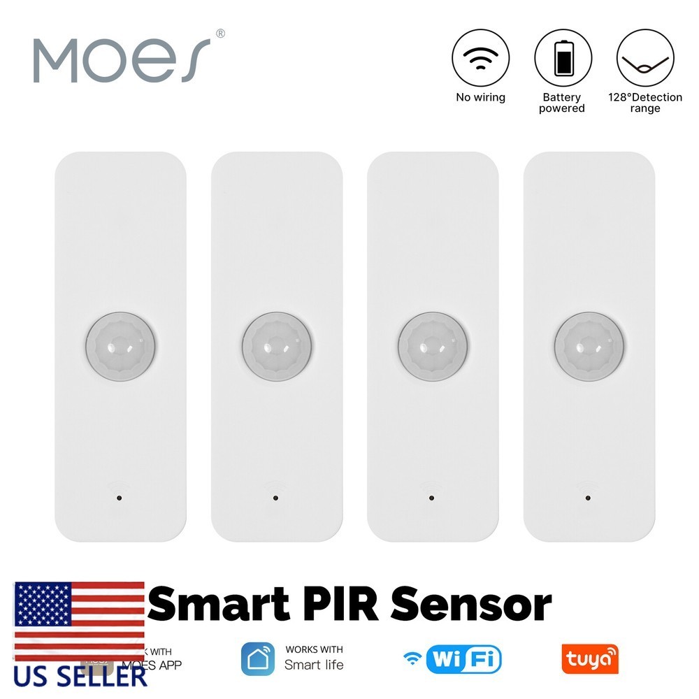 1pc MOES WLAN Smart PIR motion sensor Human body detector APP remote monitoring