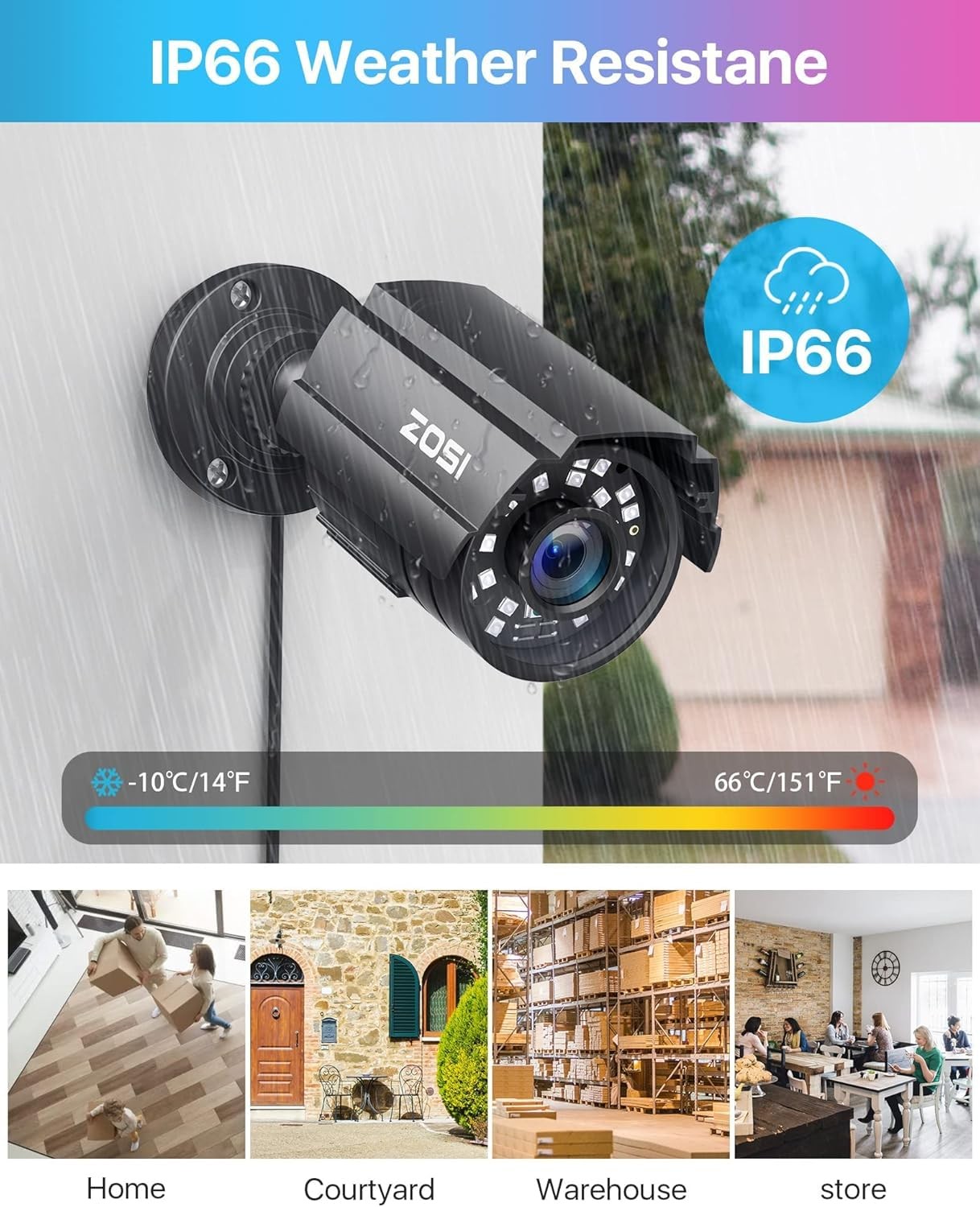 8CH 3K Lite Home Security Camera System Outdoor Indoor, AI Human/Vehicle Dete…