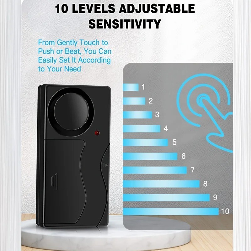 110dB Wireless Vibration Anti-Theft Alarm Remote for Motorcycle Bicycle Car