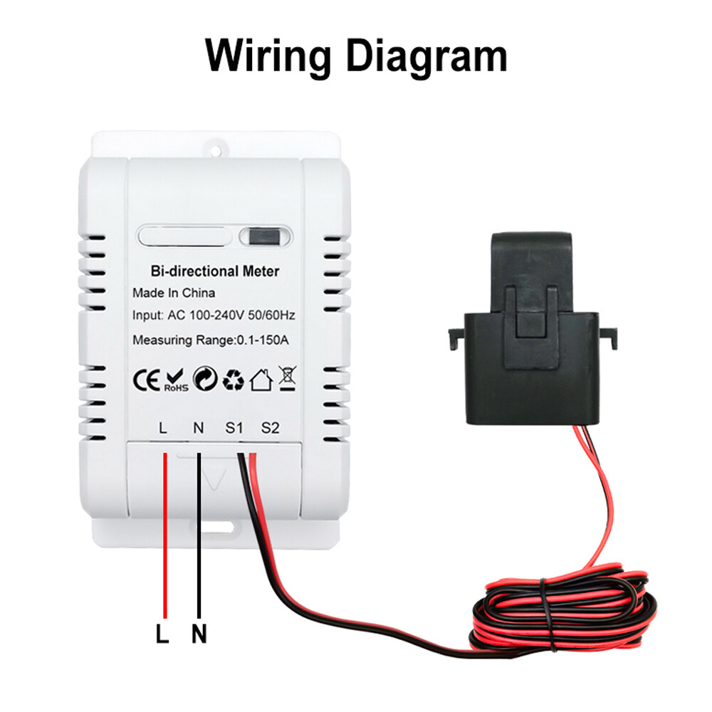 Intelligent Bidirectional -phase Energy Meter Solar PV A1A9