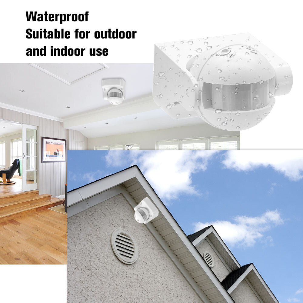 AC -240V 180 Degree IP44 PIR Infrared Motion N8Q2
