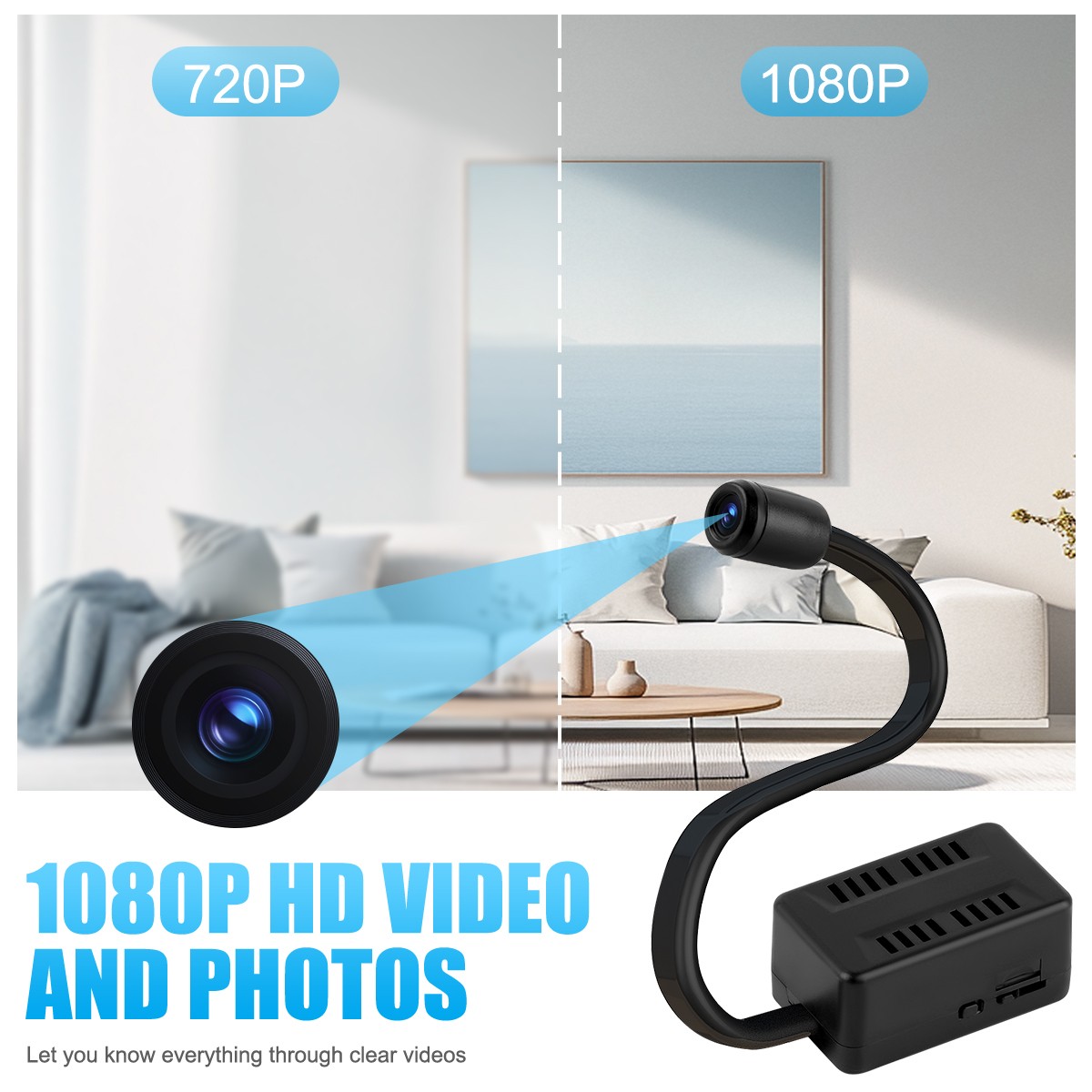 HD 1080P Wireless WIFI IP Mini Smallest DIY Buttons Camera -Micro Video Recorder