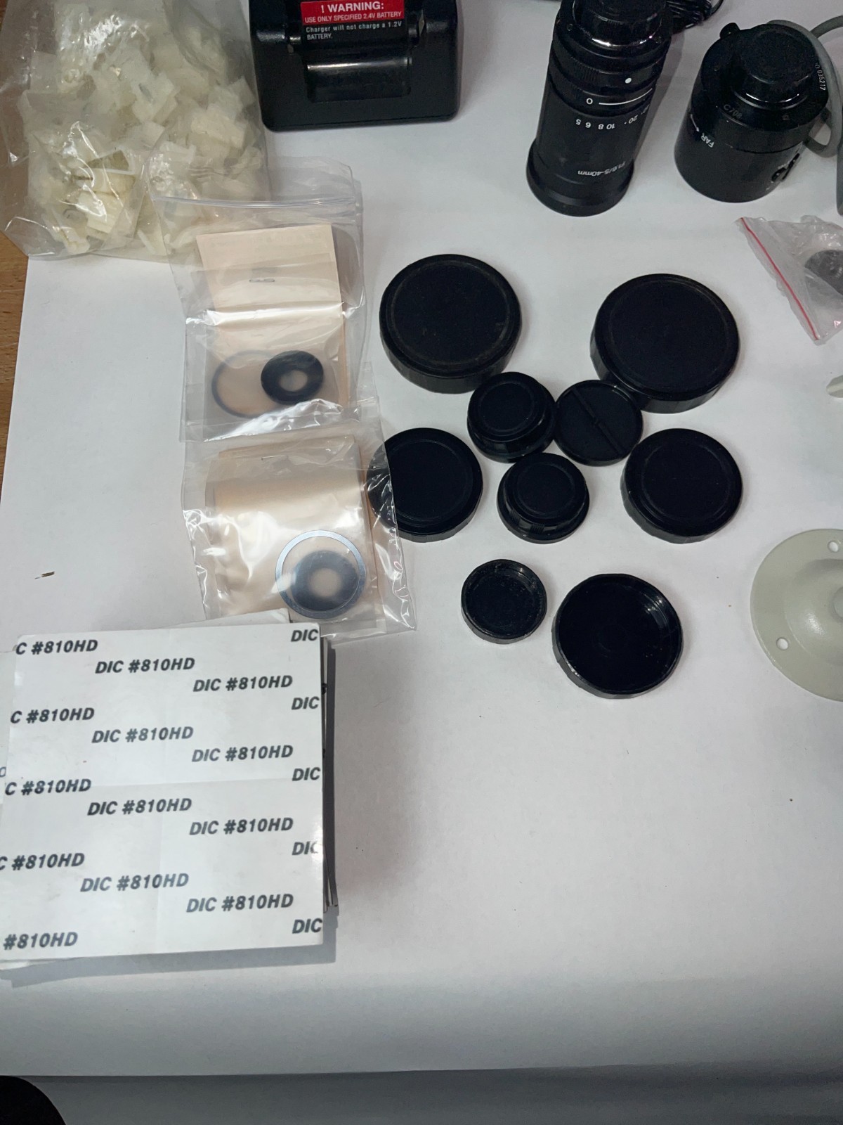 Large Lot CCTV Camera Lenses Panasonic Fujinon Parts UNTESTED AS-IS