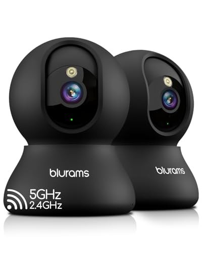 blurams 2Pack Security Cameras Outdoor Wired, 2K 360° PTZ Outdoor Security Ca…