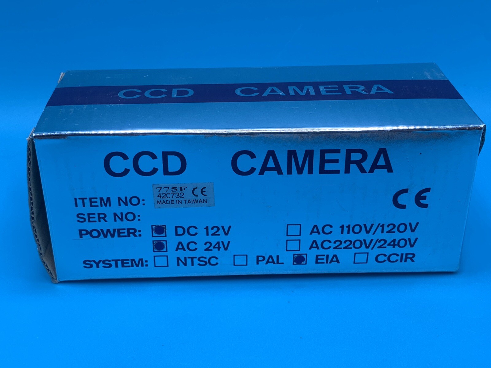 ArcVision CCD Camera AC 24V DC 12v EIA Black White 1/3″ Made In Taiwan Security