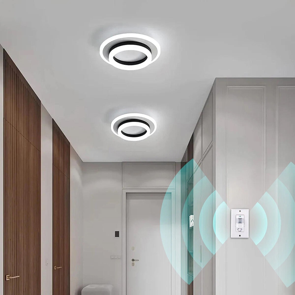 Automatic PIR Occupancy Motion Sensor Light Switch Auto On/Off Infrared