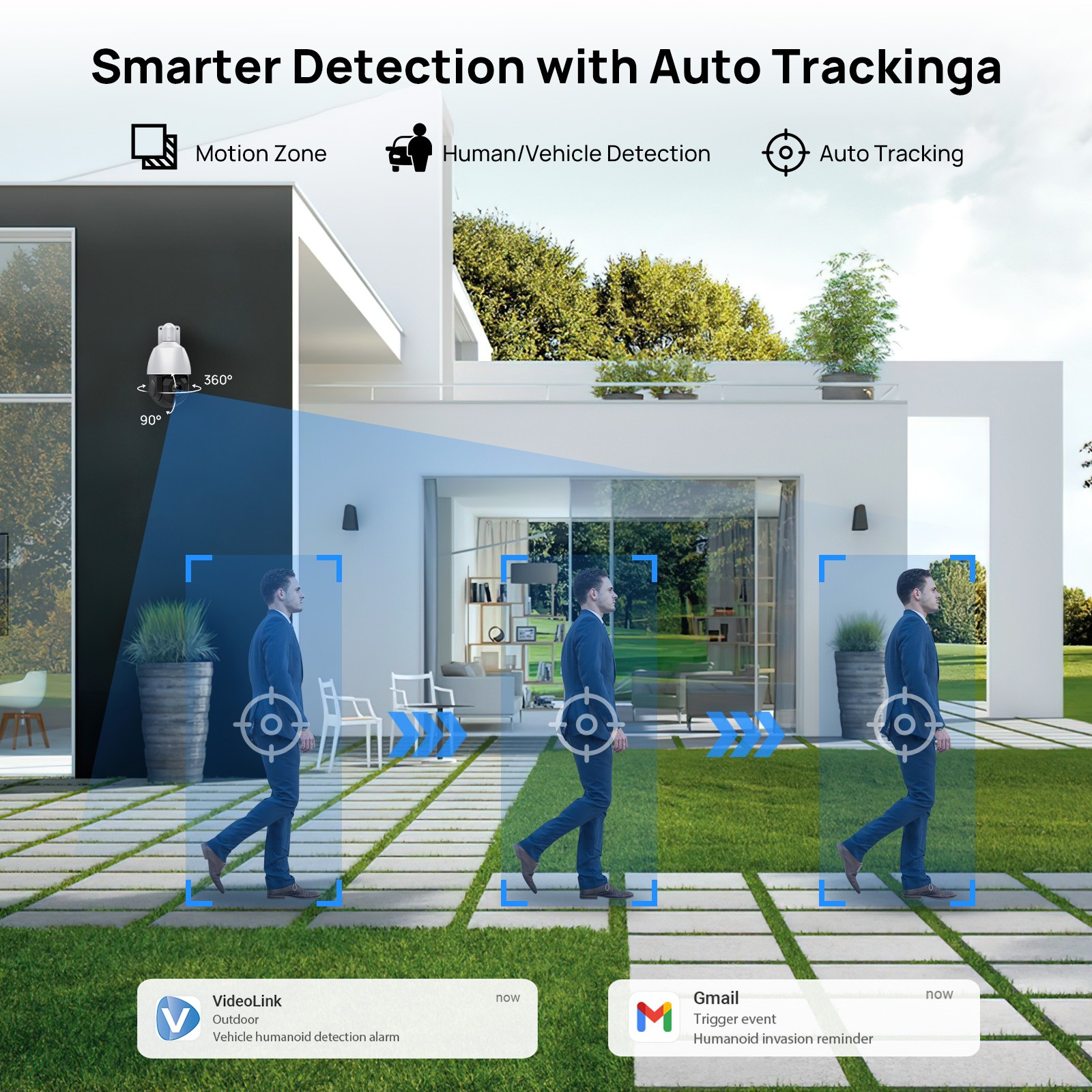 VIKYLIN PTZ 25×ZOOM 360°VIEW IR50M 8MP IP CAMERA POE Speaker Auto Tracking CCTV