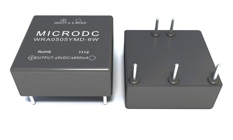 3 pcs ±5/12/15/24/48V 6W Isolated & Regulated Dual/Single Output DC/DC Converter