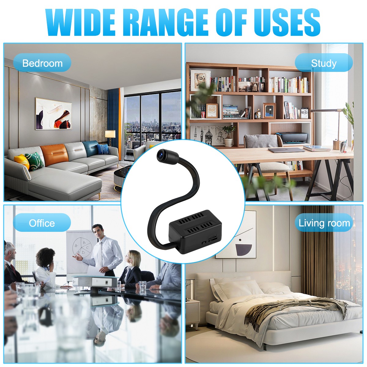 HD 1080P Wireless WIFI IP Mini Smallest DIY Buttons Camera -Micro Video Recorder