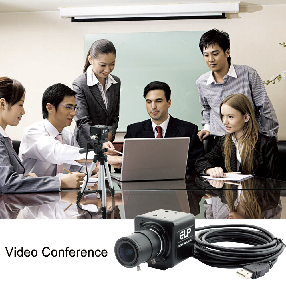 Varifocal Lens USB Webcam Mini Camera 2.8-12mm 4K HD Sony IMX317 USB with Camera