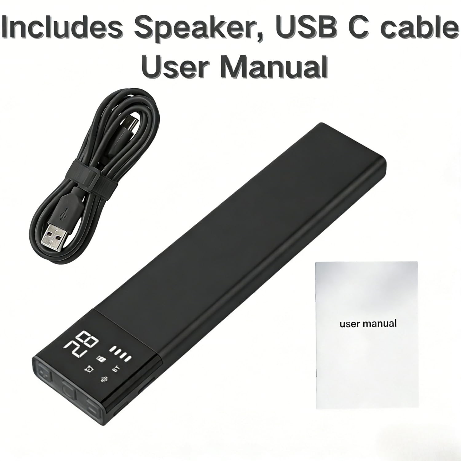 Pillow Speaker for Sleeping, Bone Conduction Under Black