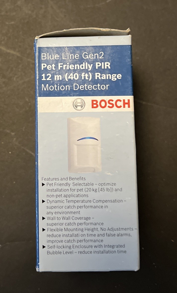 Bosch Security Systems 40′ Range Blue Line GEN2 PIR Motion Detector ISC-BPR2-W12