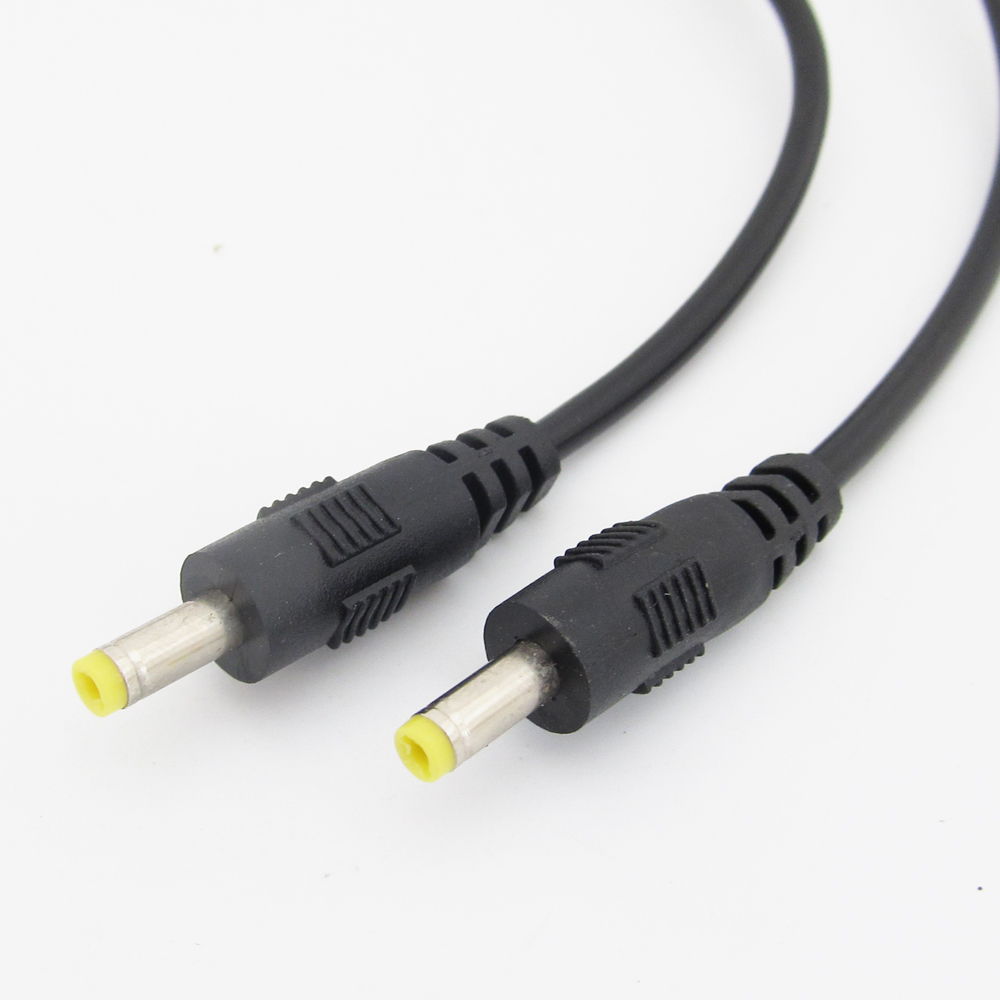 200pcs 0.3m/1ft DC Power Cable 4.0×1.7mm DC Tip Plug Straight CCTV Cord Cable