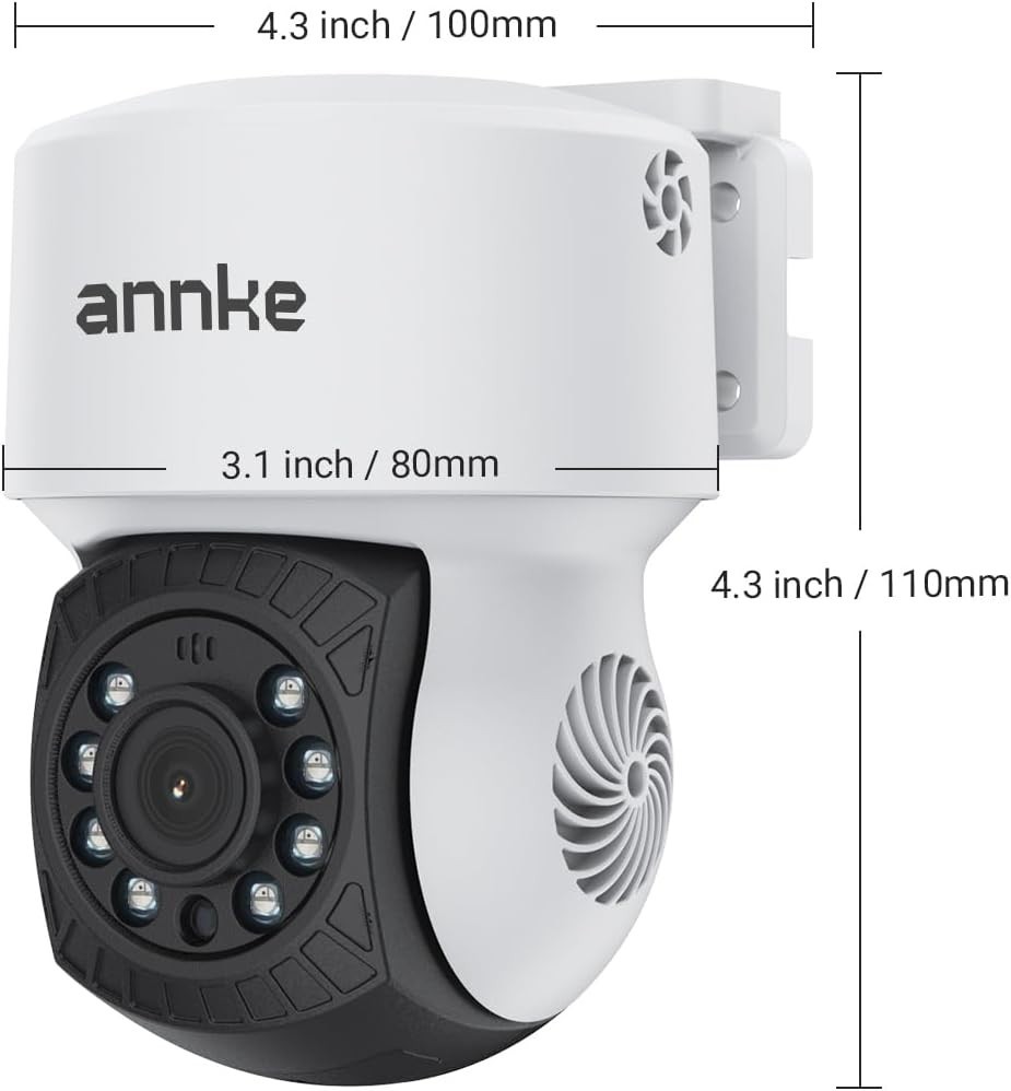 AHD 1080P Home Security Camera with 100ft IR Night Vision & Wide Compatibility