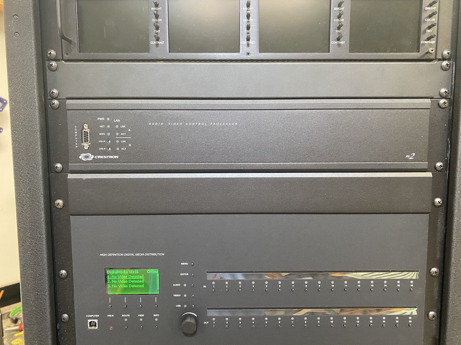Crestron Universal Digital Media Switcher, Black- DMMD16X16 + Other Components
