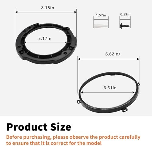 7 Inch Headlight Mount Bracket Retaining Bracket Ring kit Compatible with