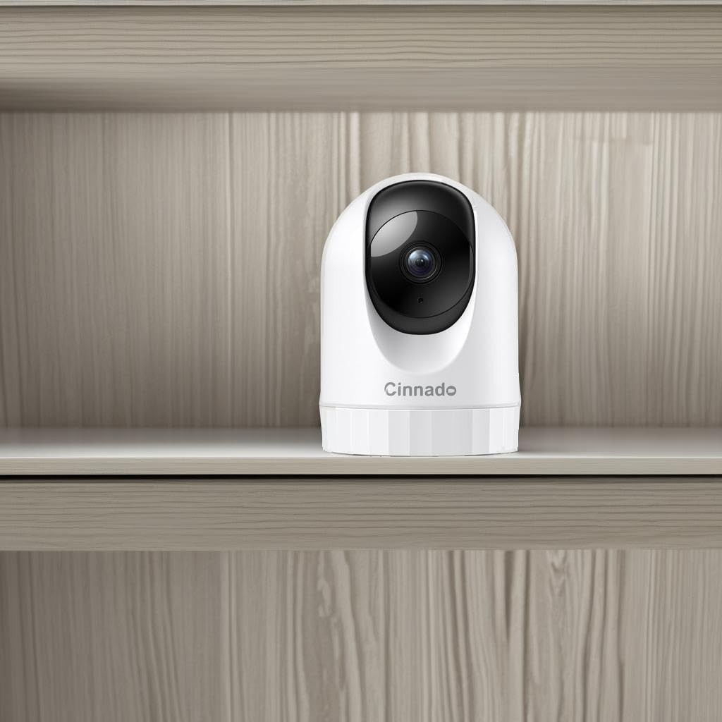 Smart 360° Home Security Camera – 2-Way Audio, Night Vision & Alexa-Compatible
