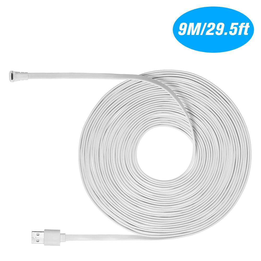 9M/29.5ft Charging Power Cable Fits for Arlo Pro Arlo Pro 2 Arlo GO/Light N8V3