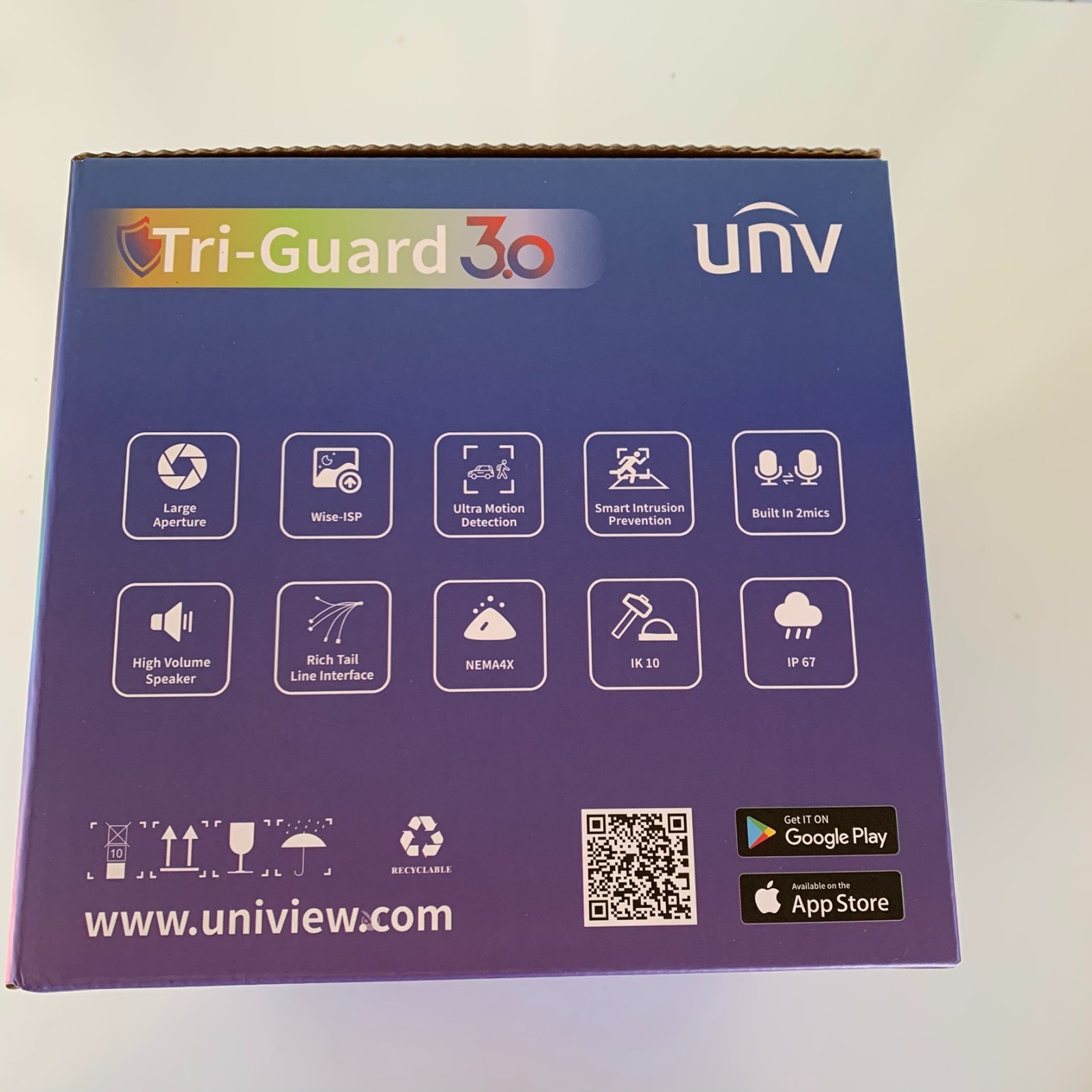 8MP OwlView Plus Tri-Guard VF Dual-light Turret Network Camera IPC3638SE-ADZKMC