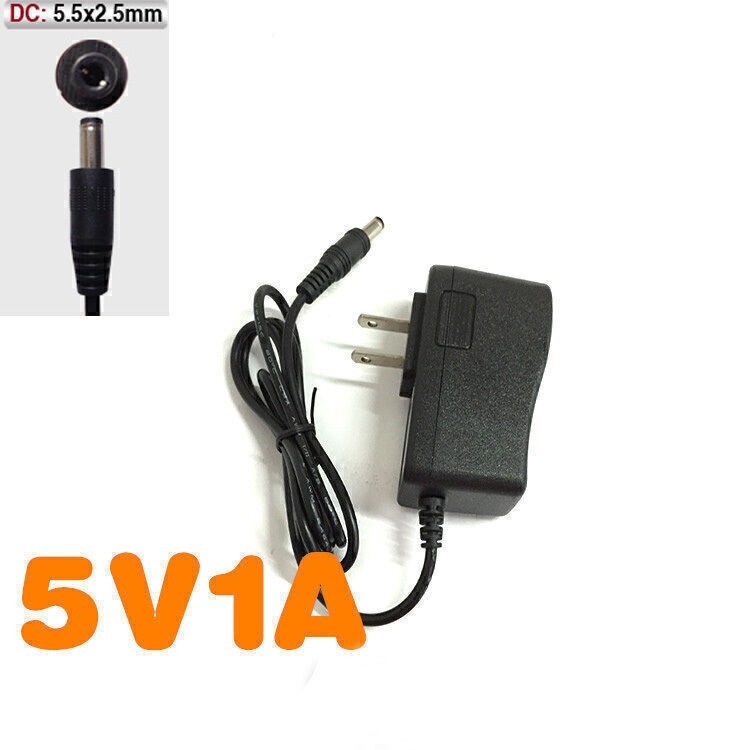 AC Converter DC 5V/9V 1A Switch Power Supply Adapter Charger Plug 5.5mm x 2.1mm