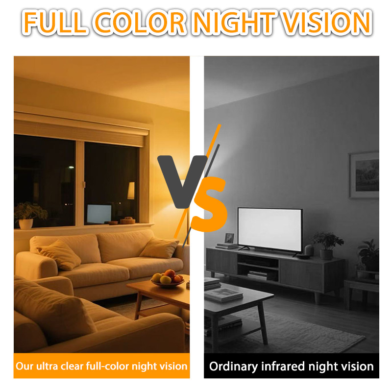 Wireless 5G WiFi Security Camera 2K Smart Indoor Night Vision Wired Cam 2PCS
