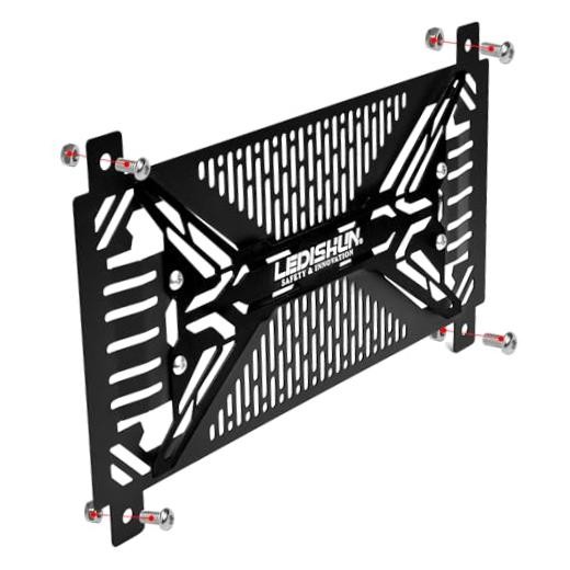 Motorcycle Radiator Grille Guard Protective Cover Oil Cooler Guard (for black