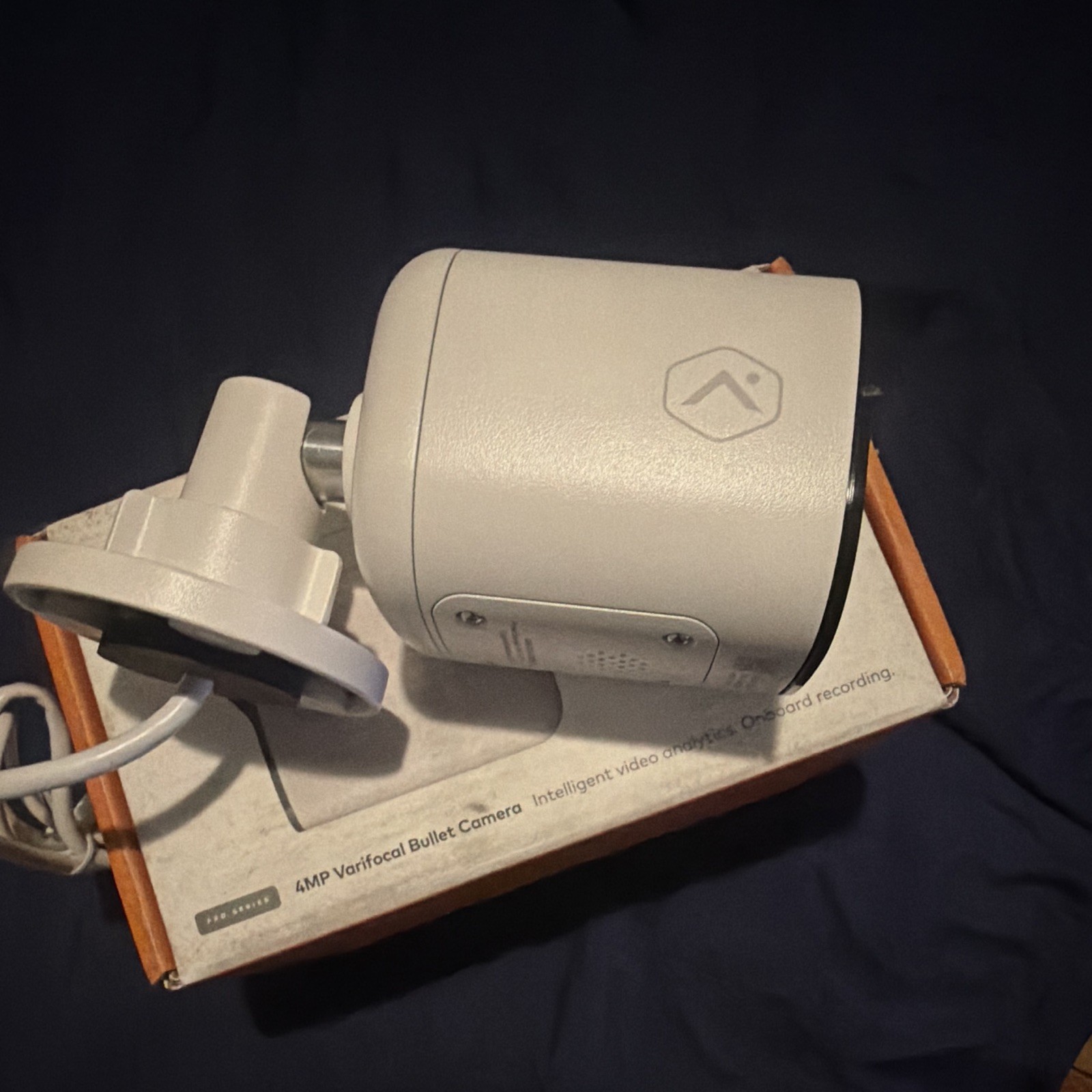 Alarm.com VC728PF 4MP Varifocal Bullet IP Wired Camera w/ Onboard Recording