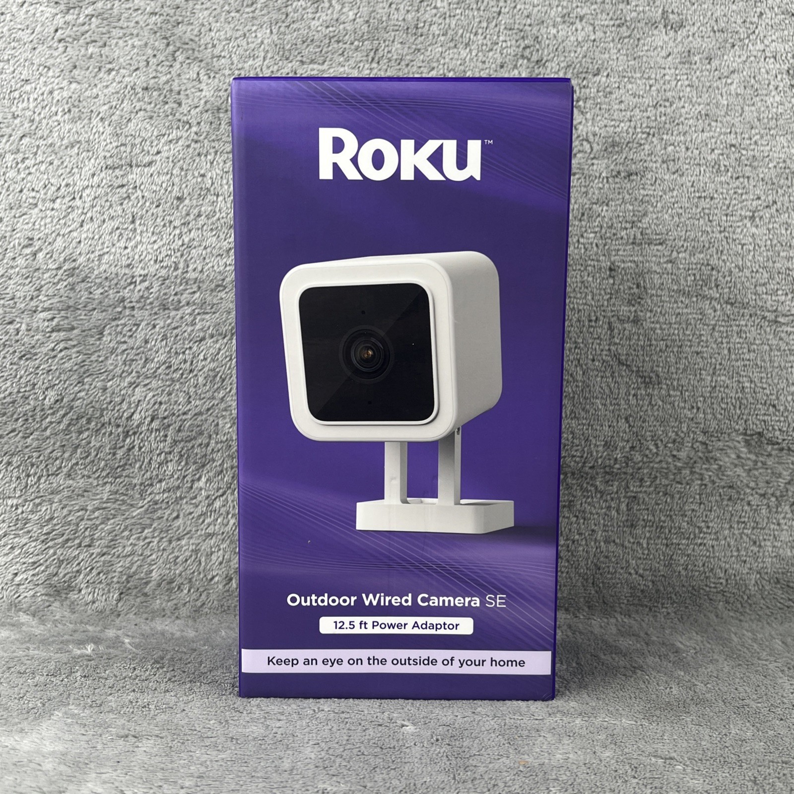 Roku OUTDOOR WIRED CAMERA SE – 12.5FT Power Adapter – Security Camera CW2005