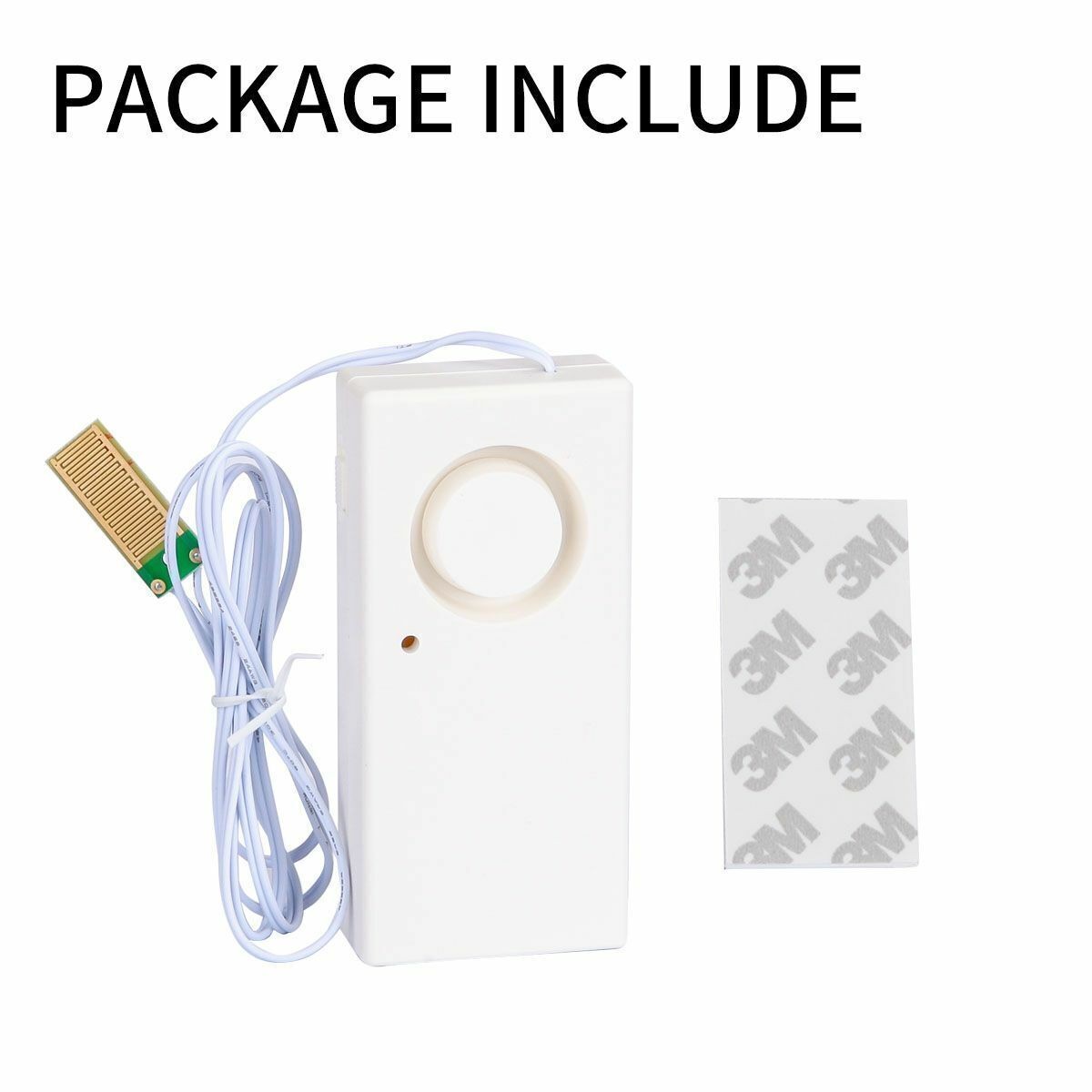 2 Pack Instapark IN07A Water Leak Leakage Detection Detector Sound Alarm Sensor