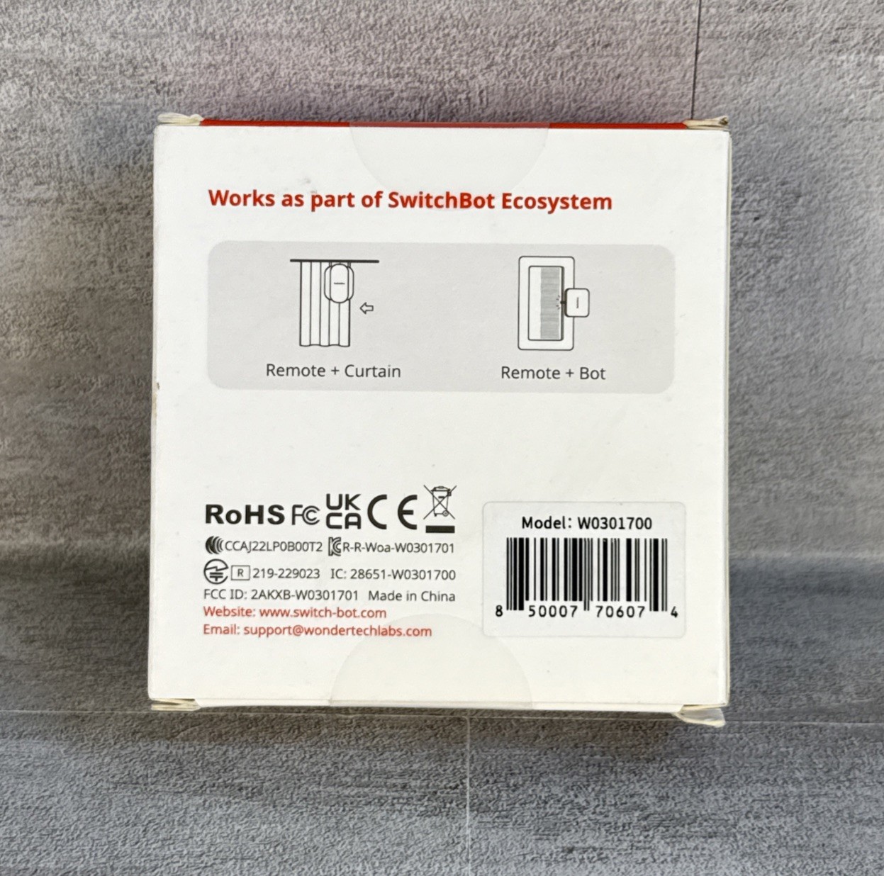 SwitchBot Remote One Touch Button White Bluetooth Model W0301700 New In Box