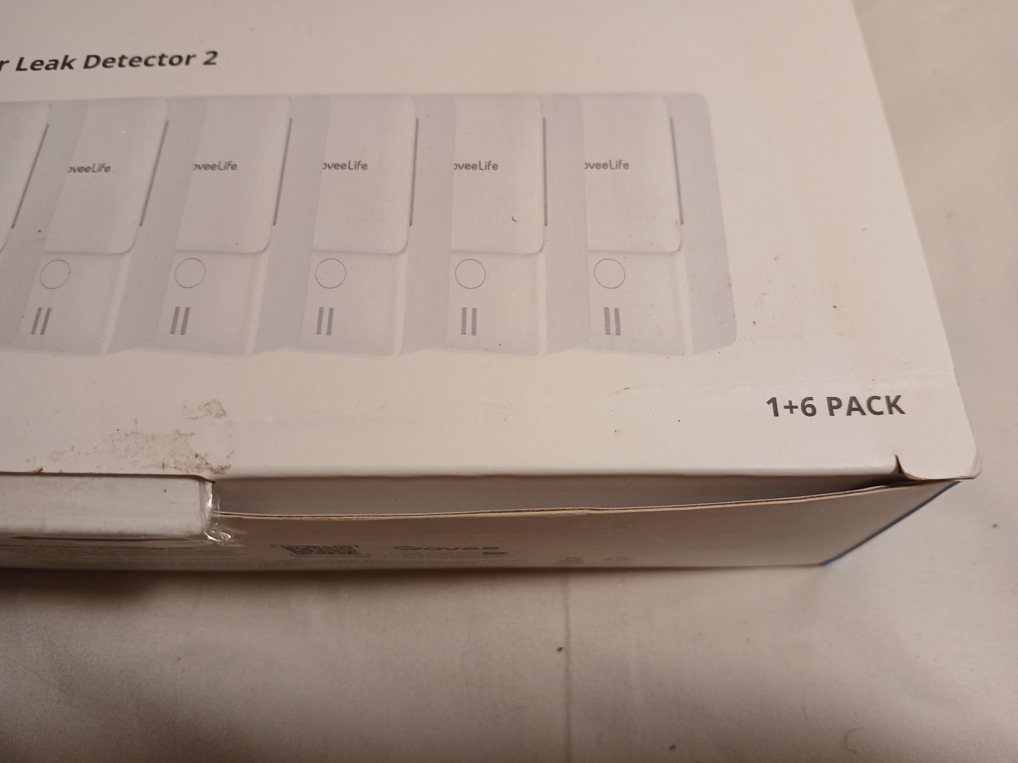 NEW OPEN GoveeLife Wi-Fi Smart Gateway 2 with Water Leak Detector 2 (1+6 Pack)
