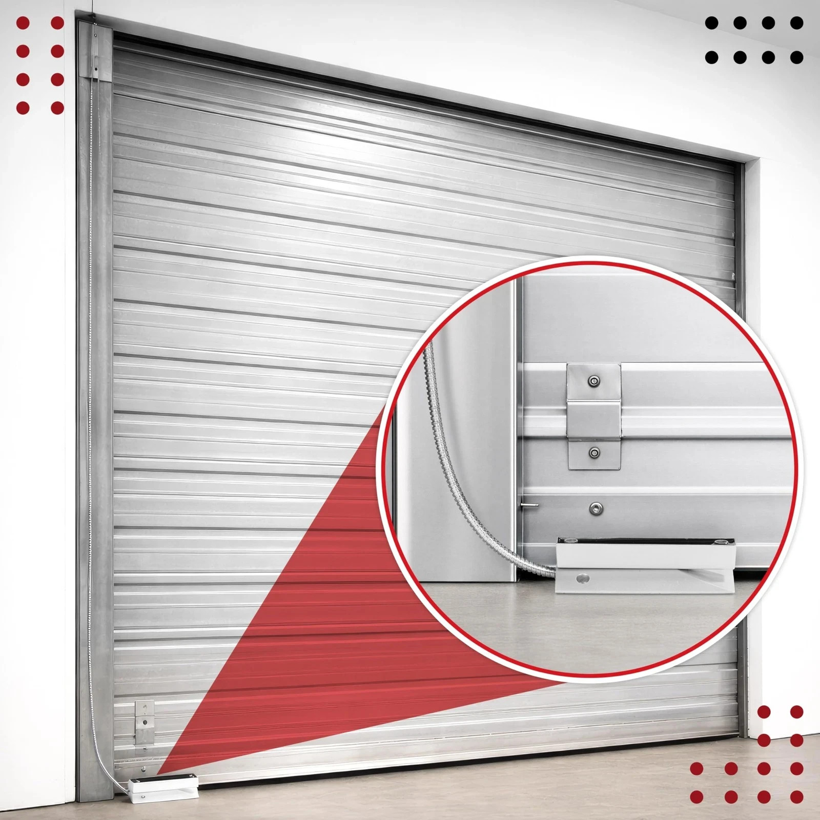 Industrial Garage Overhead Door Alarm Contact Sensor Honeywell DSC Ademco-NO NC