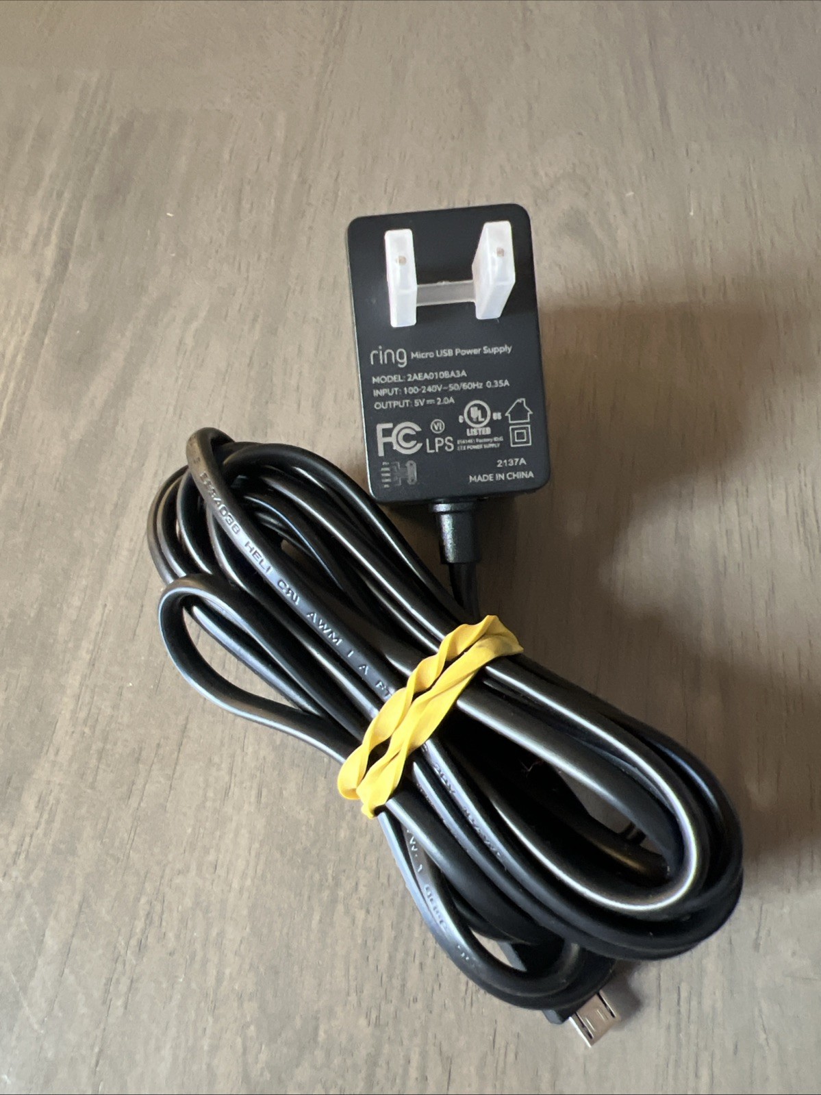 Ring Doorbell Power Supply Micro USB Adapter 5V 2A AC Charger 2AEA010BA3A NEW