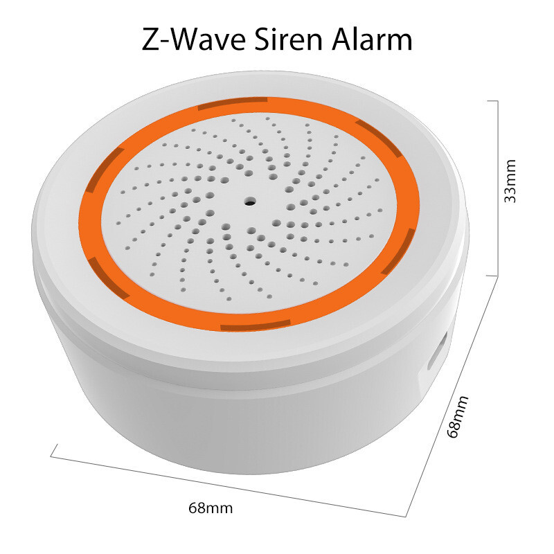 Tuya Zigbee Sound Light Sensor Smart Alarm Siren App Remote Contro Home Security
