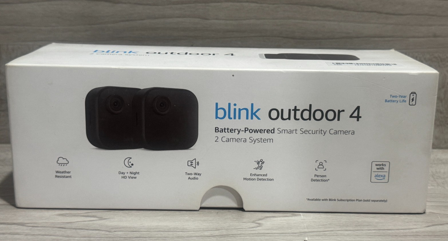 Blink Outdoor 4 B0B1N6B8QT Battery Powered Smart Security 2 Cameras 5767