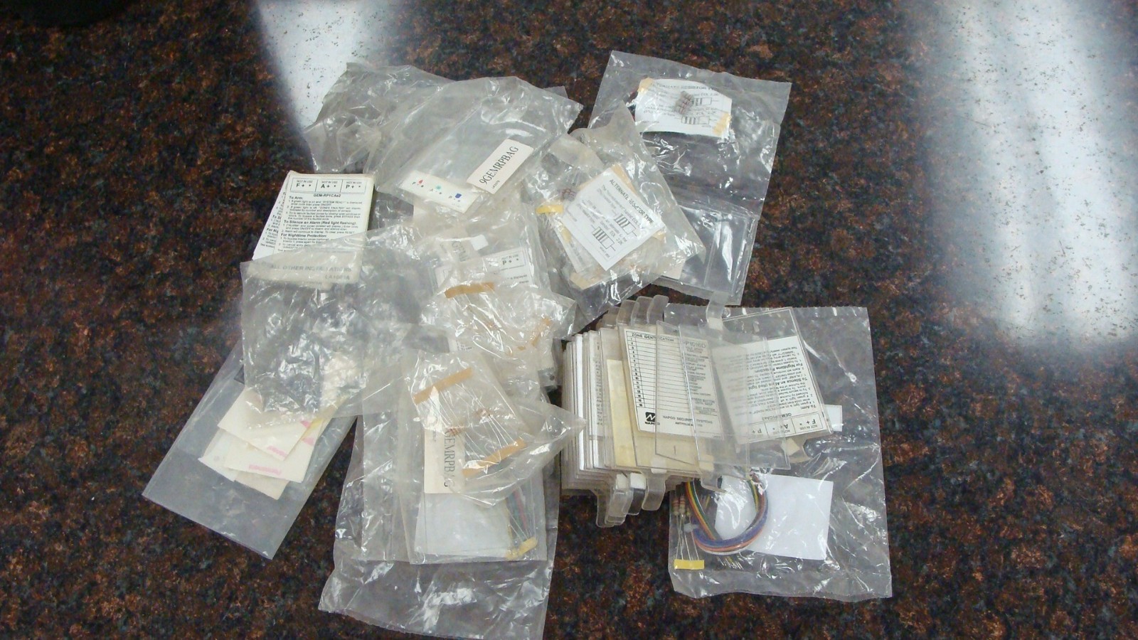 NAPCO RESISTOR PACKS & KEYPAD SLIDERS & STICKERS GEMINI & MAGNUM LOT MISC