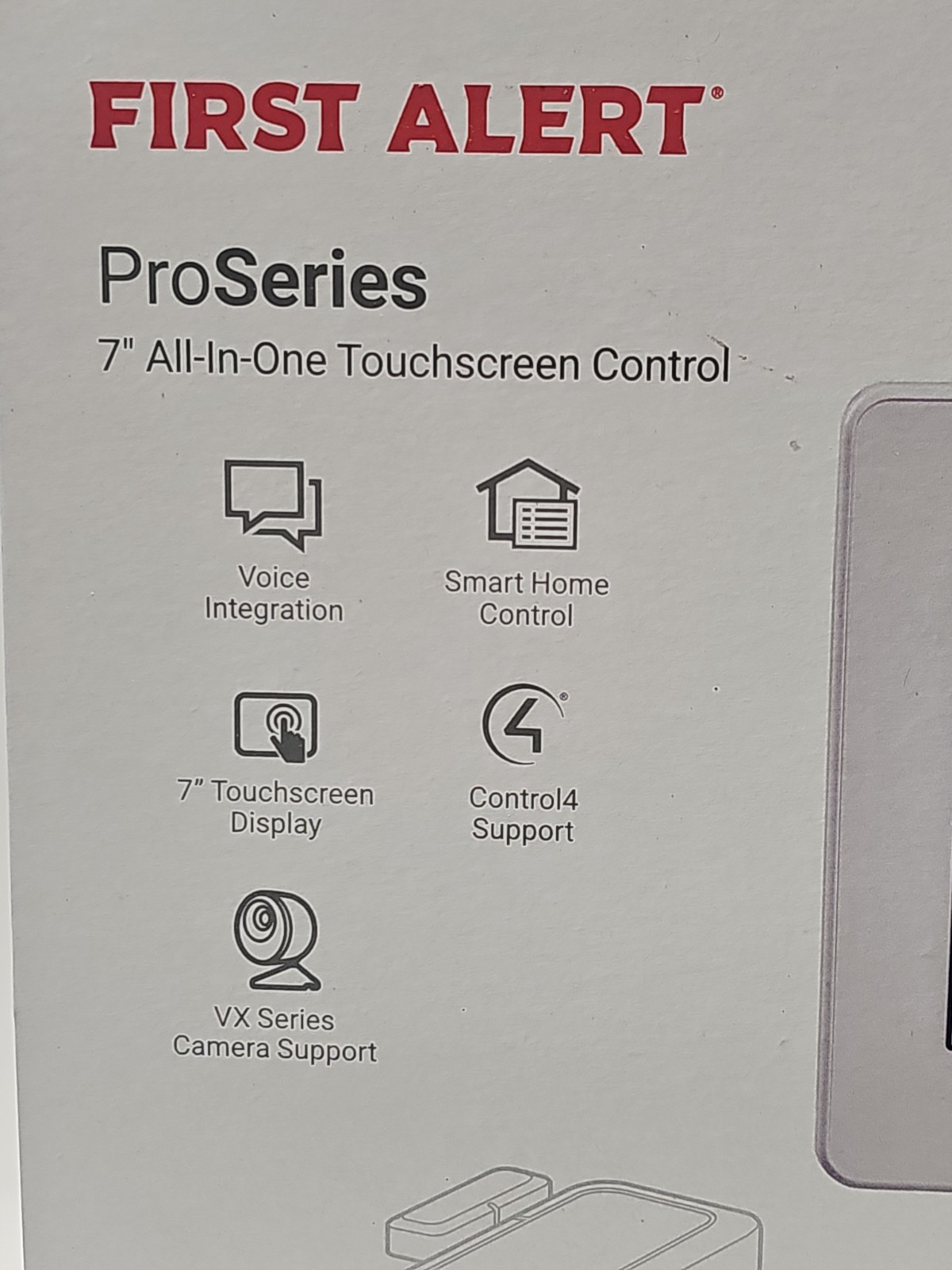 First Alert ProSeries PROA7-FA 7″ All-In-One Touchscreen Control Security Panel