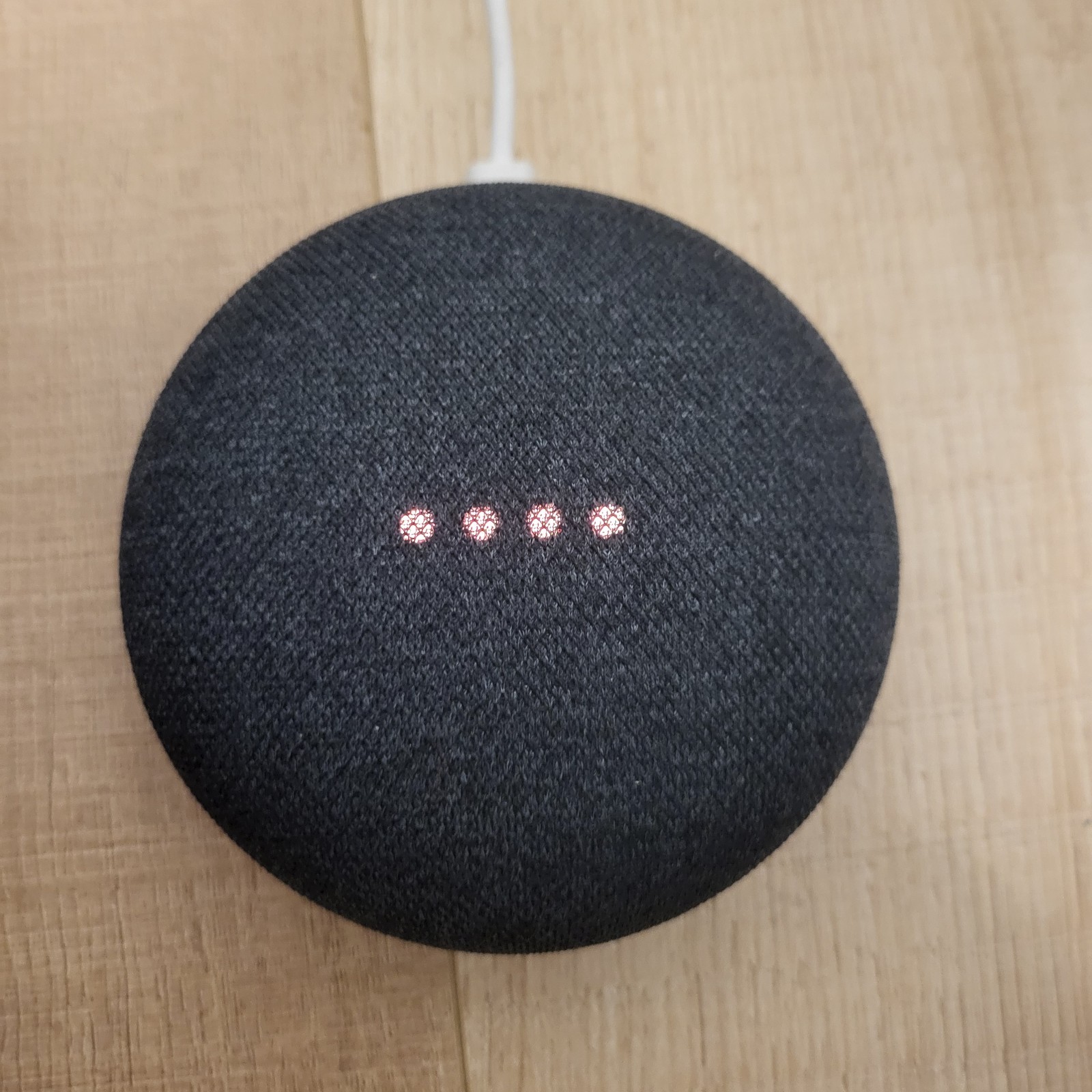 Google Home Mini Nest Smart Speaker Charcoal Factory Reset