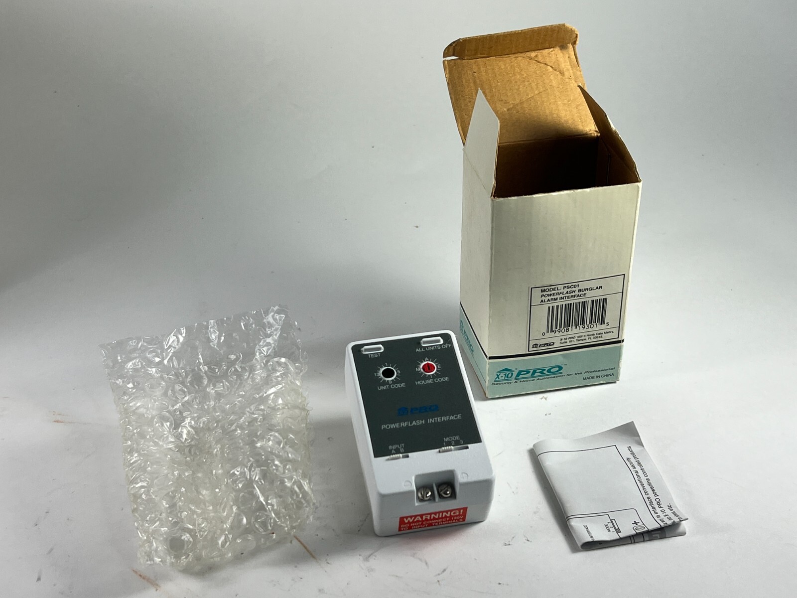 Powerflash PSC01 – Burglar Alarm Interface Module for Security Systems